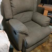 Poltrona reclinabile grossa