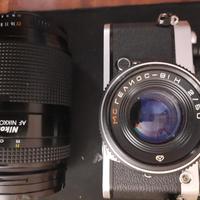 Nikon FE PERFETTA MECCANICA ED EL CON 2 OB +BORSA