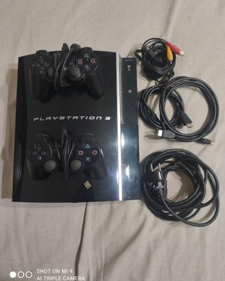 PlayStation 3 PS3 Fat + 2 Controller e Cavi  