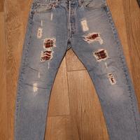 jeans levis 501 scozzesi
