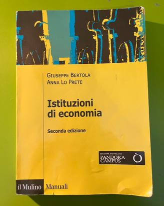 Istituzioni di economia Bertola e Lo prete