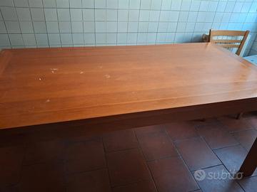 tavolo legno salotto cucina