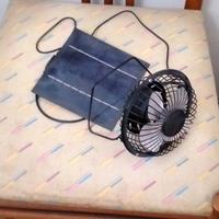 mini ventilatore con pannello solare 