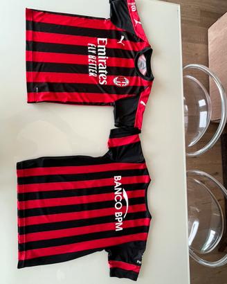 2 Maglie milan bambino 8/10 anni