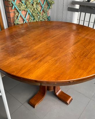 Tavolo rotondo legno massello