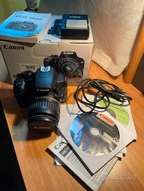 Canon eos 1000D +obbiettivo 18-55