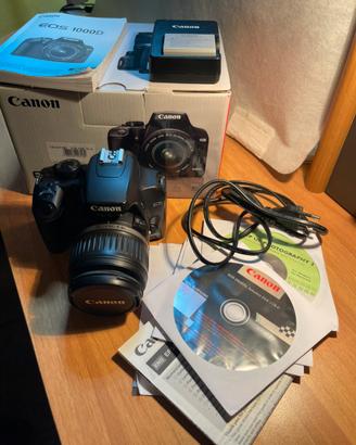 Canon eos 1000D +obbiettivo 18-55