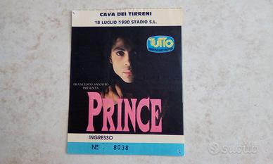 Ticket concerto Prince touur 1990