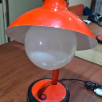 Lampada vintage Veneta Lumi calotta larga