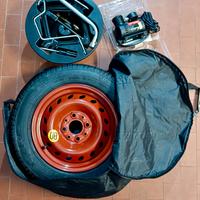 Kit ruotino di scorta completo Fiat Panda 135/80 R
