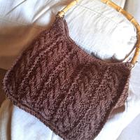 Borsa hobo a spalla in rafia vintage