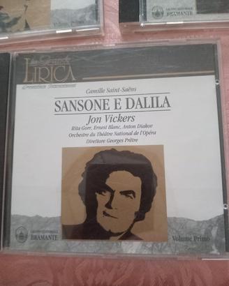 3 CD della raccolta I grandi della lirica
