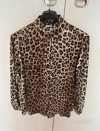 Camicia ZARA Animalier viscosa taglia S Nuova