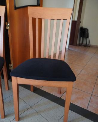 Set sedie in legno