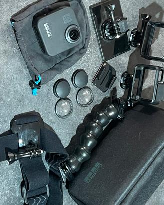 GoPro MAX 360° + accessori originali