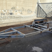 Carrello doppio asse ellebi mod. Lbn 17A lbn 160