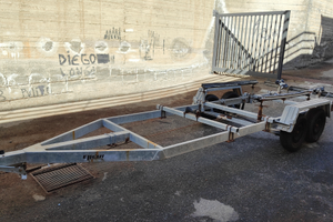 Carrello doppio asse ellebi mod. Lbn 17A lbn 160