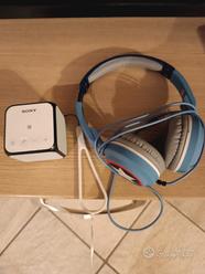 Cassa Sony SRS X11 e cuffie musica  			