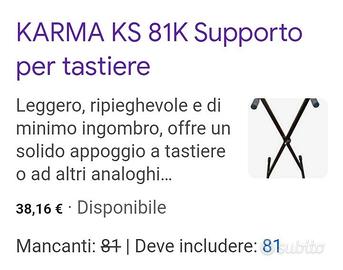 Supporto per tastiera