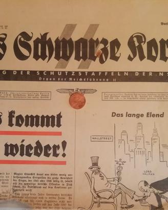 Giornale Das Schwarze Korps delle ss