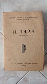 Scritti e discorsi di Benito Mussolini Edizione IV