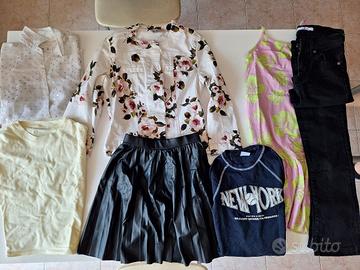 abbigliamento vario bambina 12 ai 15 anni