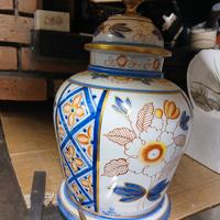 lampada vintage  in porcellana 