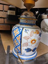 lampada vintage  in porcellana 