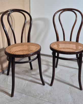 Coppia Sedie Thonet originali