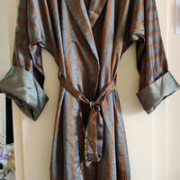 Vestaglia da donna lunga in raso satin lucido tg46