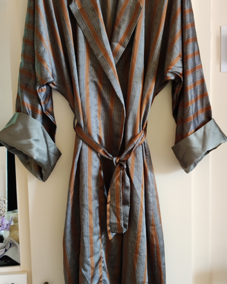 Vestaglia da donna lunga in raso satin lucido tg46