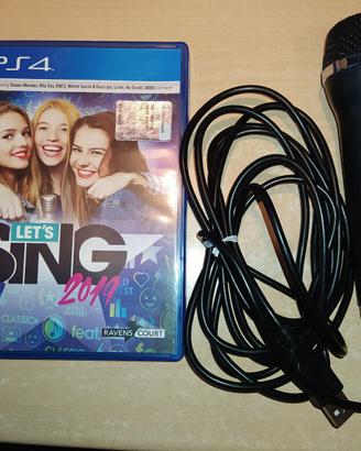 Let's Sing 2019 PS4 + Microfono