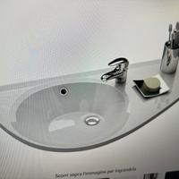 Lavabo sospeso 85x45 cm