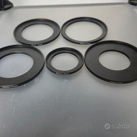Anelli Adattatori riduttori filtri obiettivi foto