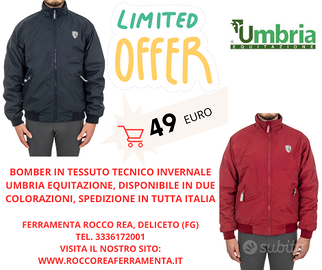 Bomber Umbria Equitazione Tecnico 