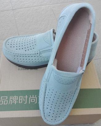 Scarpe grigio perla da donna fitness (basculanti)