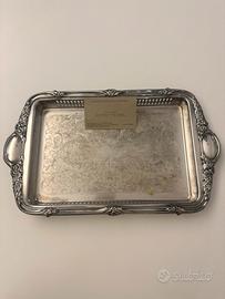 Vassoio rettangolare antico Sheffield 33x22