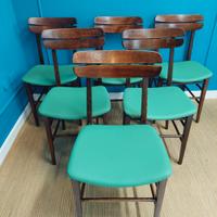 6 sedie anni 60 restaurate