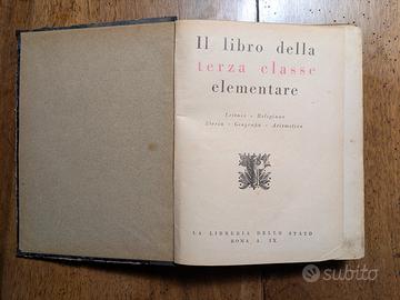 aavv, Libro della terza classe elementare