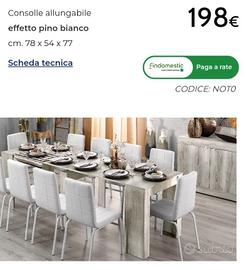 Mobile TV + Tavolo + Mensola