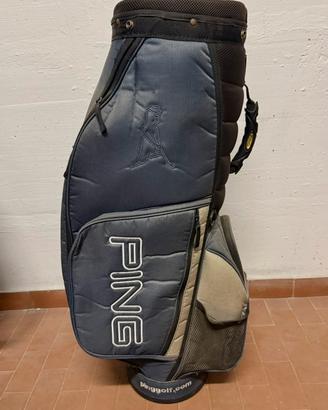 Sacca Golf Ping Retro Originale Grigio/Nero