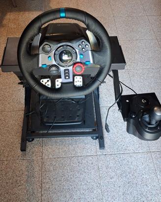 Postazione Logitech G29 + Cambio + Stand Completo
