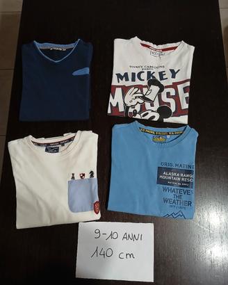 4 t-shirt original marines 9-10 