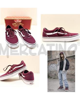 SNEAKERS VANS BORDEAUX 37