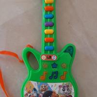 Chitarra 44 Gatti musicale verde