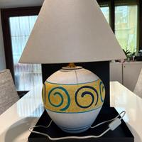 LAMPADA IN CERAMICA DECORATA