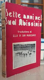 SETTE ANNI NEL SUD ABISSINIA - HODSON - COLONIE