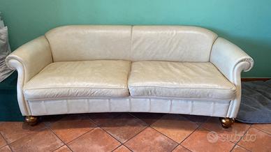 Divano DOIMO SOFAS in vera pelle beige