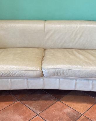 Divano DOIMO SOFAS in vera pelle beige