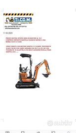 Mini escavatori Macchine edili